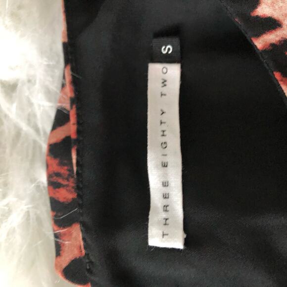 Three Eighty Two Women's Leopard Print Dress Size S, Short Sleeve Mini Dress NWT - Picture 6 of 7